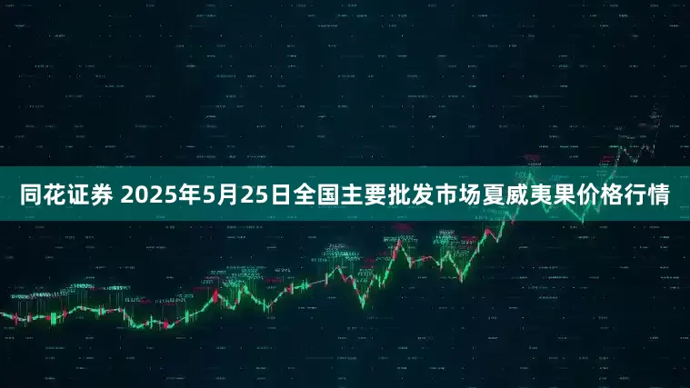 同花证券 2025年5月25日全国主要批发市场夏威夷果价格行情