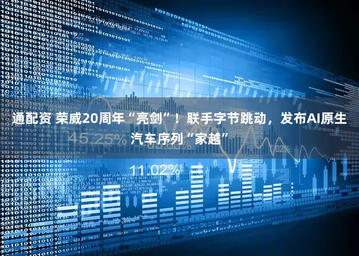 通配资 荣威20周年“亮剑”！联手字节跳动，发布AI原生汽车序列“家越”